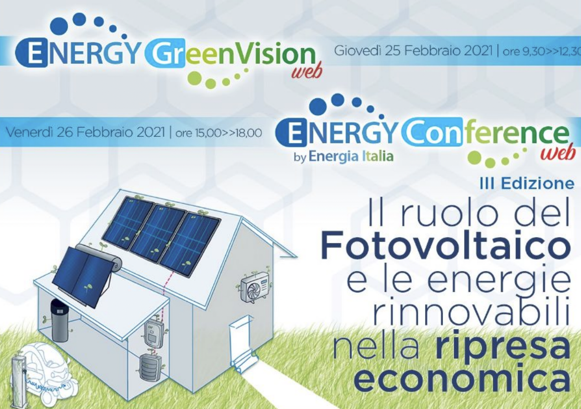 Energy Conference 2021 - Il ruolo del fotovoltaico e delle energie rinnovabili nella ripresa economica